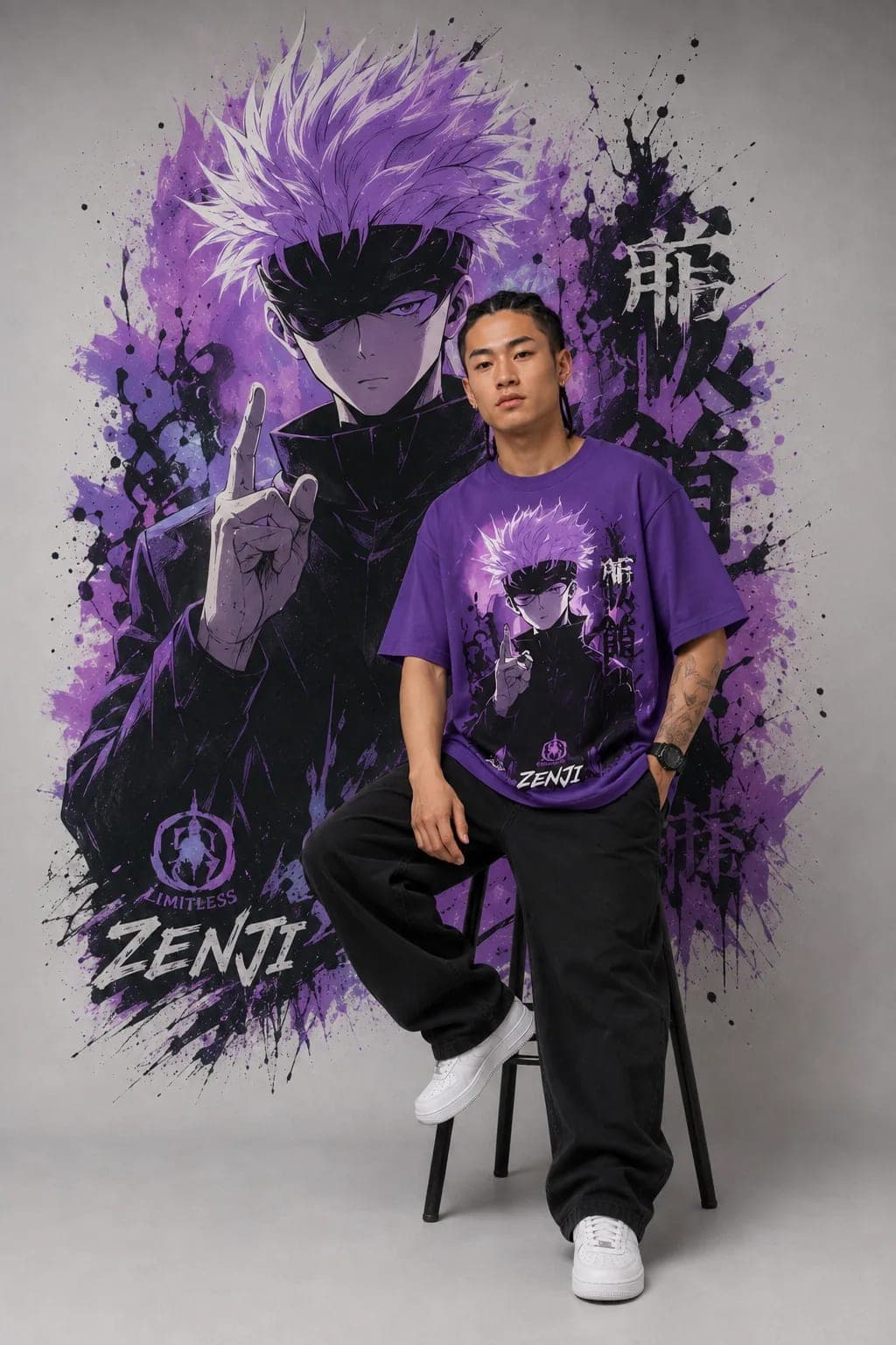 ZENJI Field Notes - Domain Expansion Streetwear Silhouette
